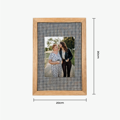 Cuadro decorativo tela 20x30cm - Vichy