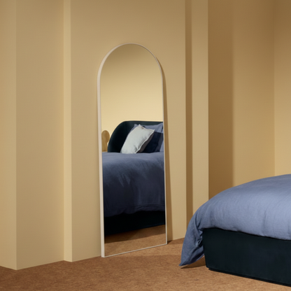 Espejo Arco Cuerpo Entero 170x65cm | Marco Metal Negro Mate | Stock Lima | WellHome