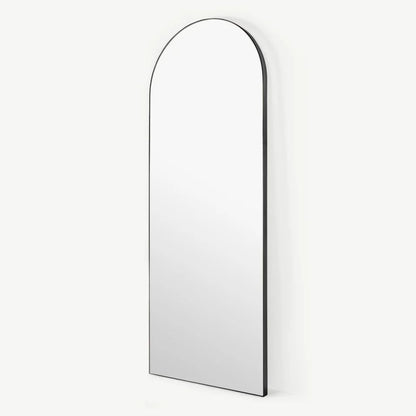 Espejo Arco Cuerpo Entero 170x65cm | Marco Metal Negro Mate | Stock Lima | WellHome