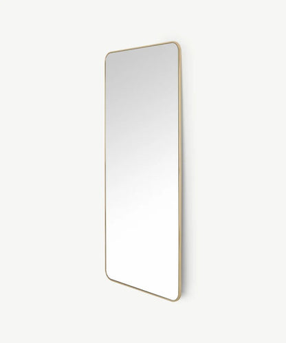 Espejo de Cuerpo Entero 180x80cm | Marco Metal Negro Pintado al Horno | WellHome
